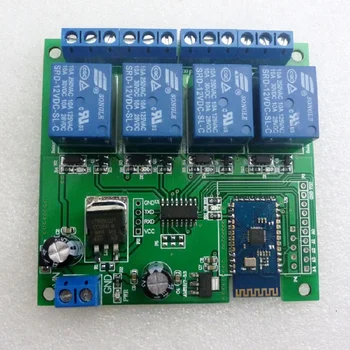 

CE028 12V 4 Channel Bluetooth Relay Android Mobile Remote control Switch for Motor LED Light Lock NET