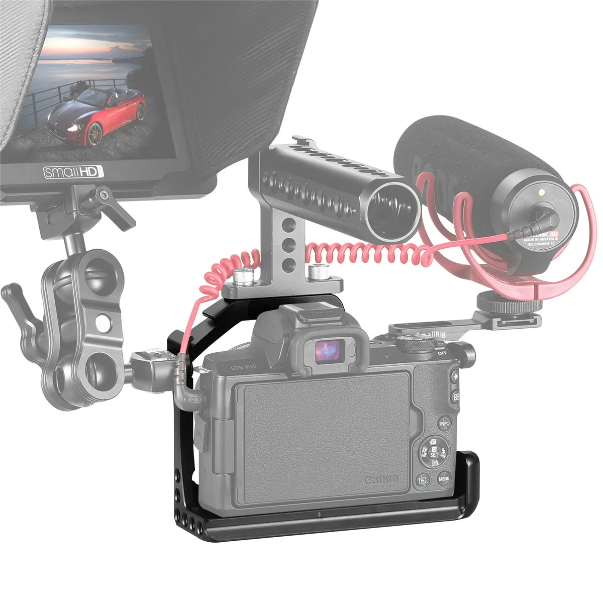 Smallrig Dslr Camera Cage For Canon Eos M50 M5 Cage With Nato