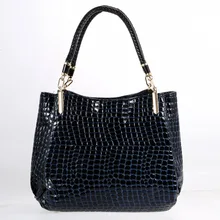 Famoso Diseñador de la Marca Mujeres de los Bolsos de Cuero de Cocodrilo Bolsos 2017 de Las Señoras de Lujo Bolsas de Mano Bolso de Hombro de La Manera Bolsas Bolsa Sac