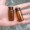 2ml 5ml 10ml 50ml Amber Glass Vials with Cork Empty Small Brown Tiny Glass Jars Mini Glass Bottles Vials Jars Containers 100pcs 3