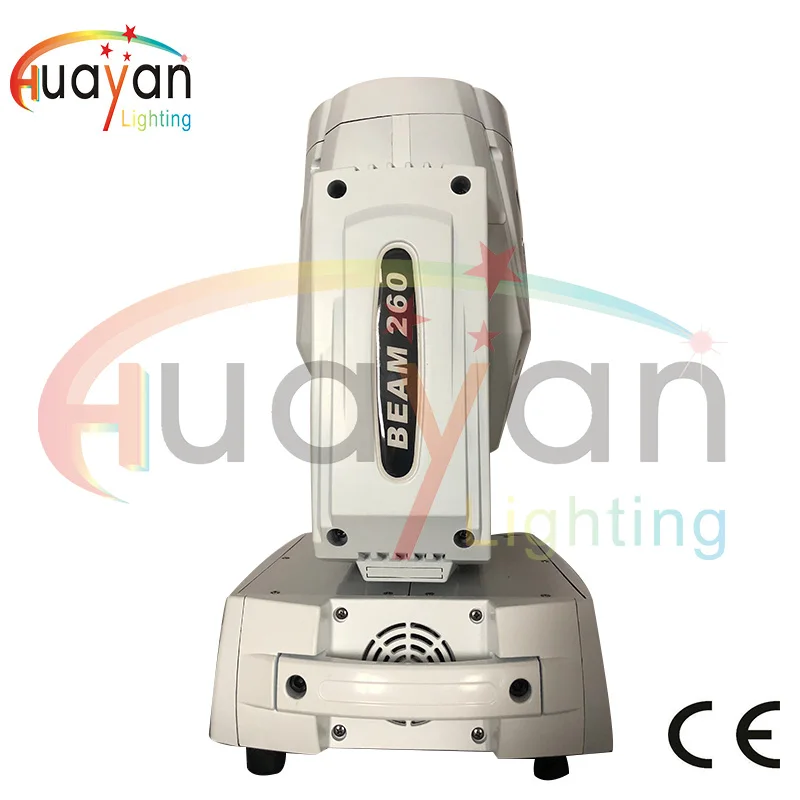 US $550.00 Free shipping White housing 8R Beam Moving Head Stage Lighting double prisms with rainbow effect colorful moving head light