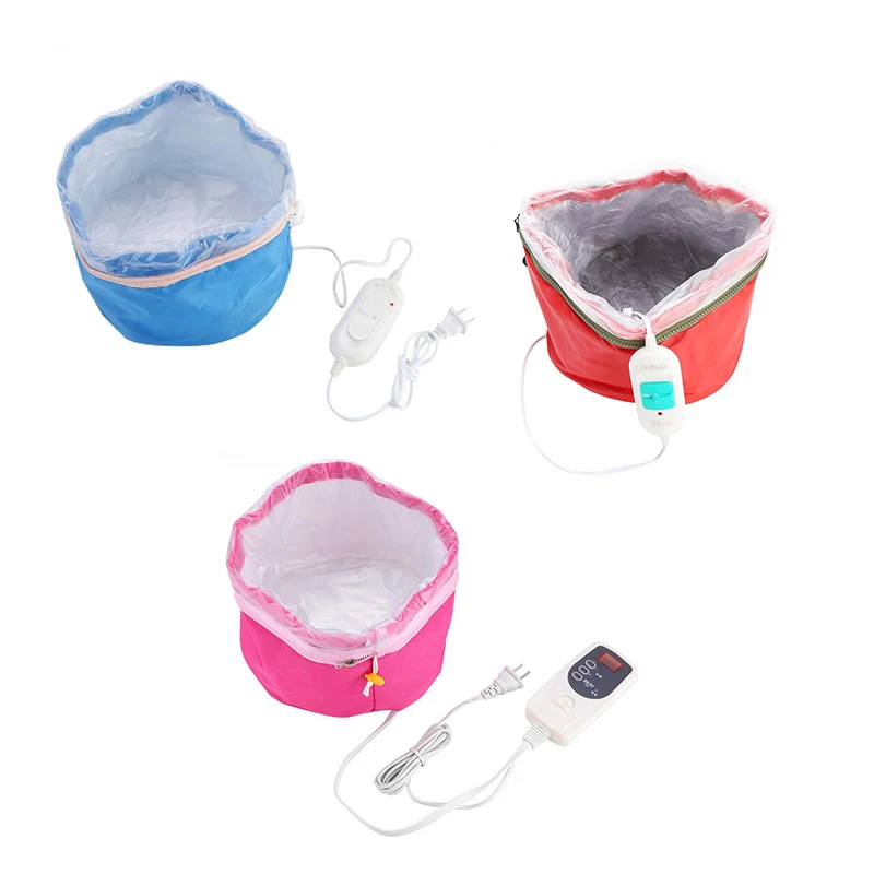

220V Hair Mask Baking Oil Cap Thermal Treatment Heating Cap Temperature Controlling Protection Electric Hair Steamer Mask Cap
