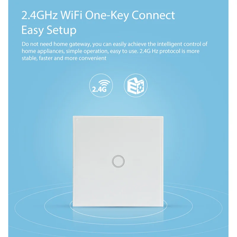 Приложение WiFi Пульт дистанционного управления умный выключатель света ЕС тип 1