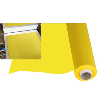 

120T 300Mesh 34UM Yellow 1Meter 100% polyester monofilament mesh monofilament fabric screen printing mesh