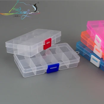 

10 Compartments Storage Case Fly Fishing Lure Spoon Hook Bait Tackle Connector Case Box Waterproof Fishing Tackle Boxes Pesca