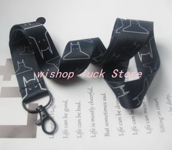 

Hot Sale! 10 pcs Popular cartoon Avengers Superheros Batman Lanyard Key Chains Pendant Gifts Party Favors ZX-10