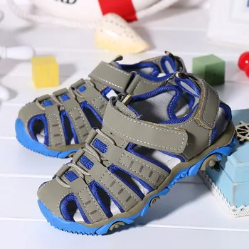 

Children Kids Shoes Boys Girls Closed Toe Summer Beach Sandals Shoes Sneakers sandale enfant garcon chausson cuir souple enfant