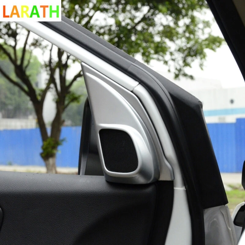 Для Honda CRV CR-V 2012 2013 2014 2015 2016 ABS Chrome Front A Pillar Door Stereo Speaker Decoration Trim Frame Cover 2шт | Автомобили