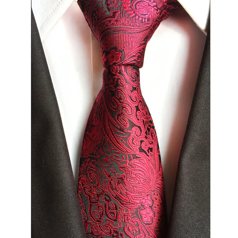 Продавец фабрики 8 см мужской классический галстук шелк жаккард цветок цветочный галстук Галстуки мужской деловой, для жениха аксессуары для галстуков - Цвет: ET16