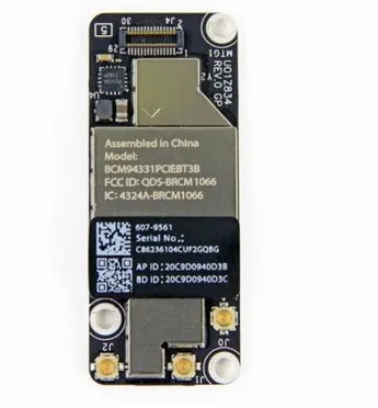 Мини WiFi WLAN Карта BT Bluetooth 4,0 аэропорт BCM94331PCIEBT3B 607-9561 Для App. le MAC 607-9561 MINI 2012