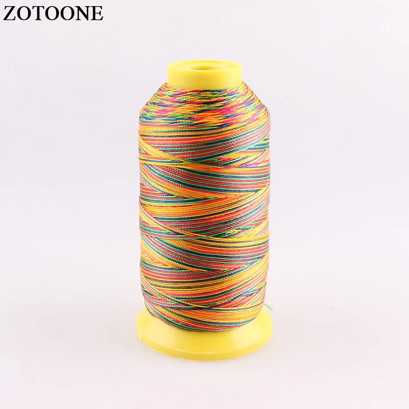 

ZOTOONE 500D Sewing Polyester Thread For Craft Machine Embroidery Quilting-supplies Conductive Overlock Waxed Thread 5 Color D