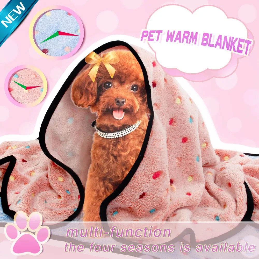 Pawz Road, большая собака, одеяло, полотенце для собак, цветное, в горошек, одеяло для домашних животных, щенков, кошек, коврик, прекрасный котенок, банное полотенце, одеяло