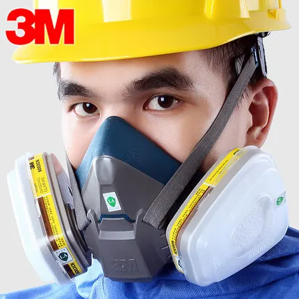 

3M 6502 with 6003 Half Face-piece Mask Chemical Respirator Anti Organic Vapor&Acid Gas Respiratory NIOSH&LA Approved LT070