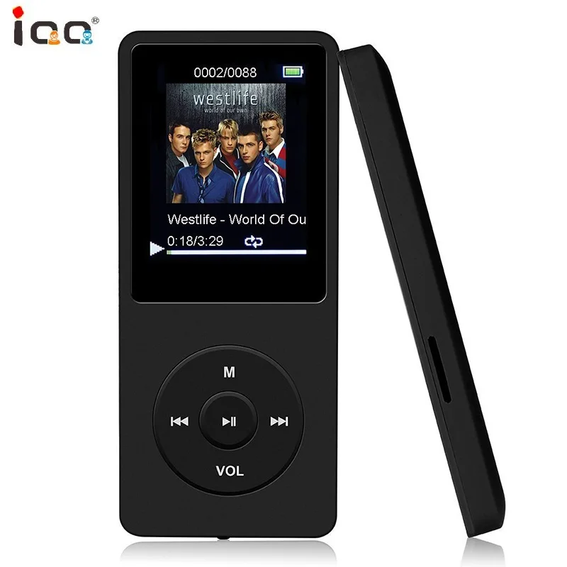Мини mp3 плеер IQQ X02 со встроенным динамиком 8 ГБ диктофон электронная книга чтение