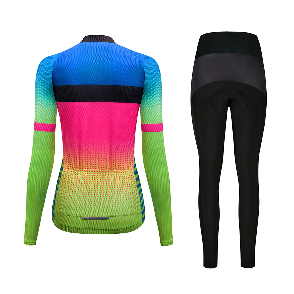 Женская зимняя теплая флисовая велосипедная форма, платье, женская одежда для горного велосипеда, комплект одежды для велоспорта, костюм, Майо, комплект из Джерси