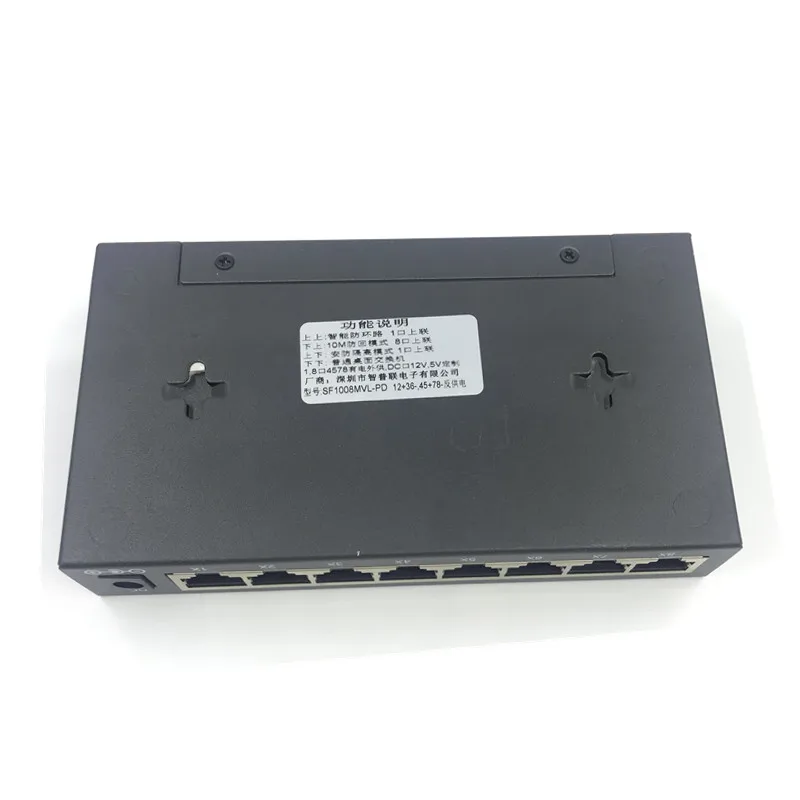 Реверсивный poe коммутатор с портом 12 В 24 V8 источник питания беспроводная