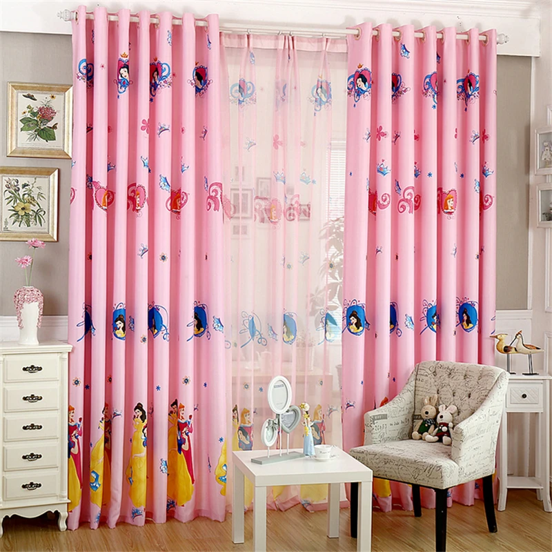 Vergelijk prijzen op kids curtains pink online winkelen / kopen ... Roze woonkamer gordijnen