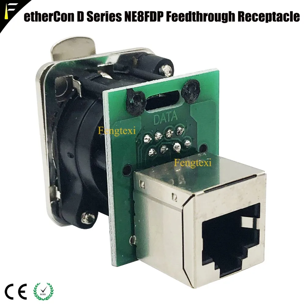 Сетевой разъем etherCON D серии Панель крепление RJ45 проходные сосуд для Pro аудио-видео и освещение сетевых приложений