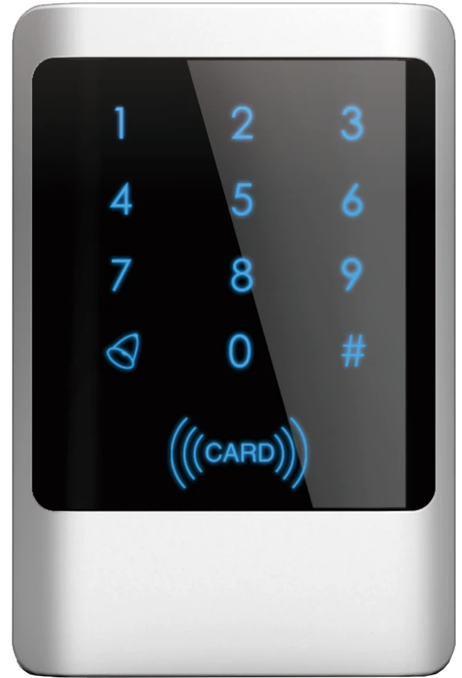 

Proximity metal casing keypad card reader, Mifare card reading, 13.56MHZ