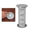 2022 inteligente motorizado Pop Up Power Outlet 2 * toma de corriente + 1 carga USB estante de aluminio para Alemania Estados Unidos Canadá Japón UAE SA ► Foto 3/6