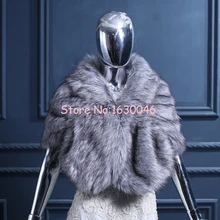 New Arrival Fashion Wedding Cape Faux Fur Wraps Shawl Evening Party Prom Wraps Women Warm Autumn Winter Shawls