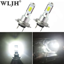 Buy WLJH 2x Canbus 6000k White 1000lm H7 Led Light C'ree Car Lamp Auto Dip Low Beam Headlight For FORD Focus II 2004 2005 2006 2007 Free Shipping