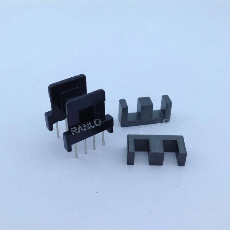 

20sets/lot EE16 horzontal bobbin + magnet ferrite core PC40, 8Pin (4+4)