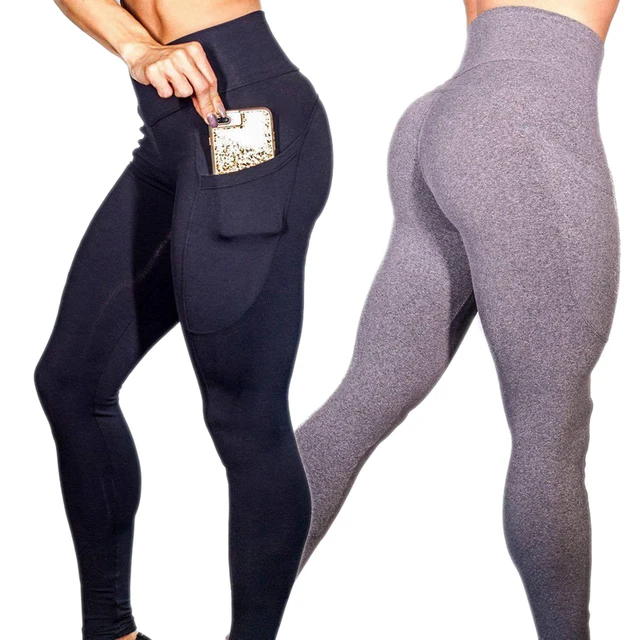 CALOFE Dropship Asian Size Pocket Yoga Pants Women Tights Yoga Leggings