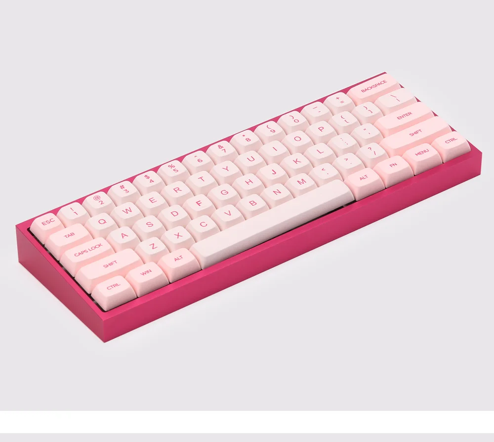 XDA Valentine Dye-sub keycap PBT Материал для пользовательской механической клавиатуры подходит 96/104/108/Minila Раскладка