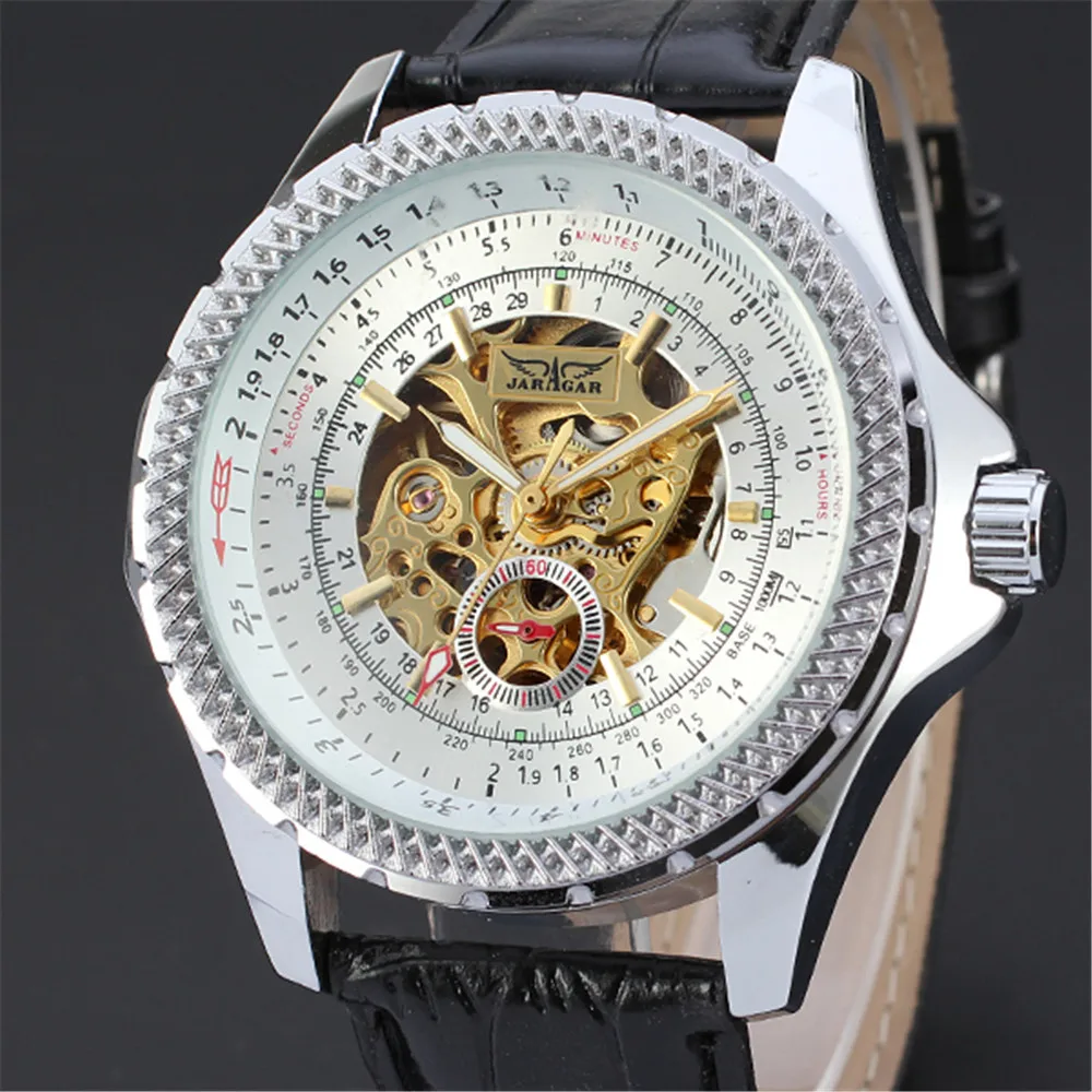 New JARAGAR Mens Wrist Automatic Mechanical Watch Men Top Brand Luxury
