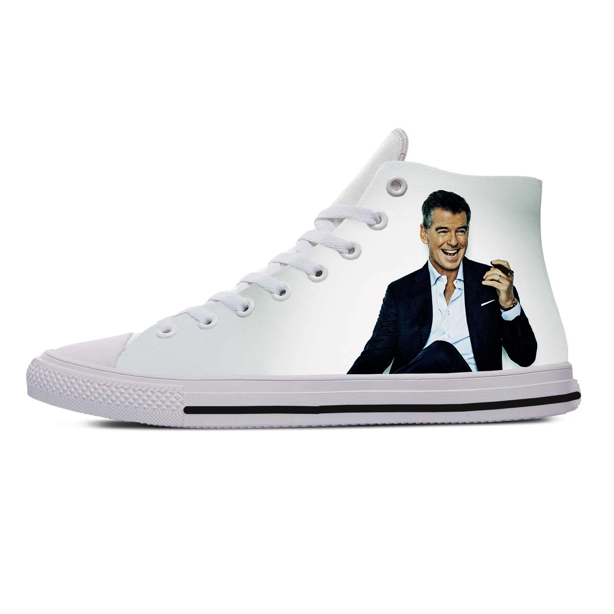 

2019 hot fashion 3D Pierce Brosnan High Sneakers for men/women high quality 3D printing handiness casual shoes