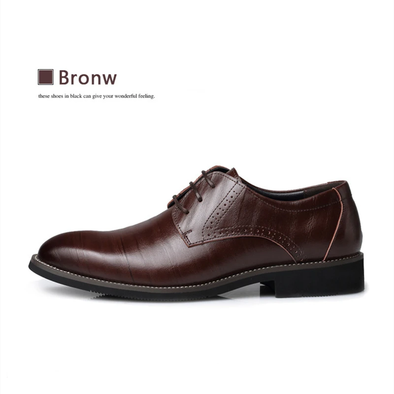 Jnngrior bleu Travail Quatre 48 Mâle Cuir Mens 37 marron Taille Pointu Appartements De jaune D'affaires Chaussures Luxe Hommes Noir Bout Saisons En Mode Robe 1a1qFxr