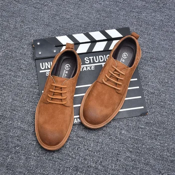 

CUDDLYIIPANDA Men Genuine Leather Boots Autumn Fashion Breathable Men Leather Boots Hot Sale Men Casual Green Shoes Botas Homme