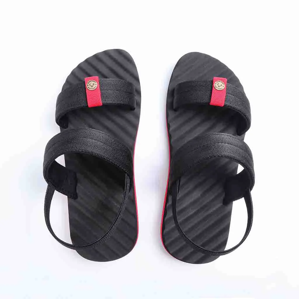 Perimedes/мужские пляжные уличные сандалии; Мужская Спортивная обувь для фитнеса; плоская эластичная резинка; пляжные сандалии; Уличная обувь на полой подошве;# g30