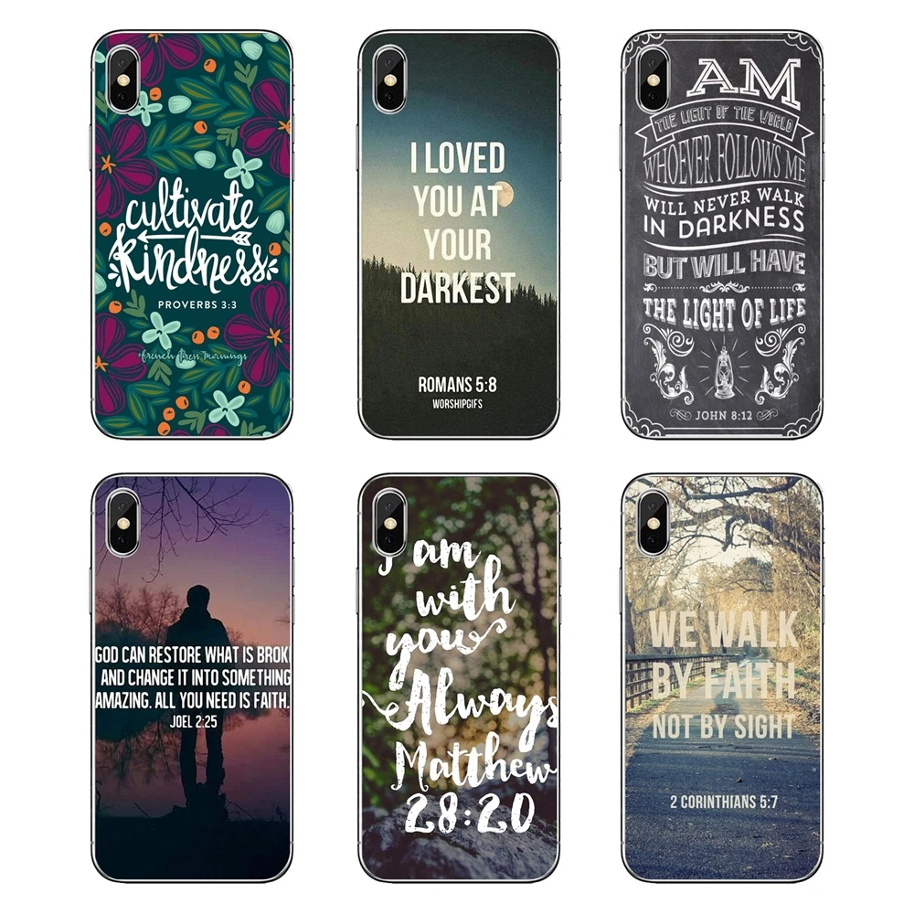 

Soft Transparent Shell Covers Love Christian Jesus psalm bible verse quote For Nokia 2 3 5 6 8 9 230 3310 2.1 3.1 5.1 7 Plus