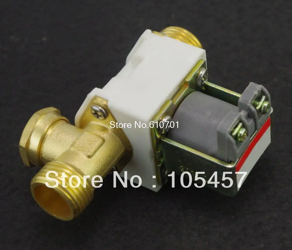 1/2 &quotBSPP Латунь Солнечная электромагнитный клапан 6 В 12 24 220 N/C нормально замкнутый