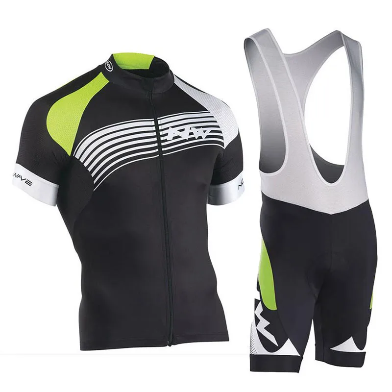 

triathlon short sleeve Men's Cycling Jersey set NW Team 2018 MTB Bike Cycling Clothing Bicycle Breathable Ropa Ciclismo hombre