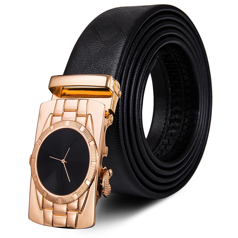 

Brand Fashion Belt 2020 New Designer Gold Watch Buckle Belt for Mens Luxury Cowhide Genuine Leather Belt for Jeans Automatic