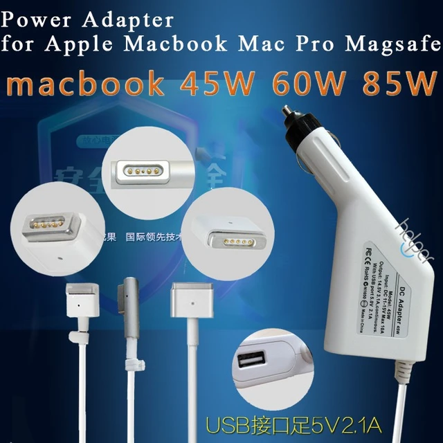 16.5v 3.65a 60w Car Power Adapter Magsafe 2 For Macbook Pro Retina 13" A1425 A1502 & Usb Port - Unknown - AliExpress