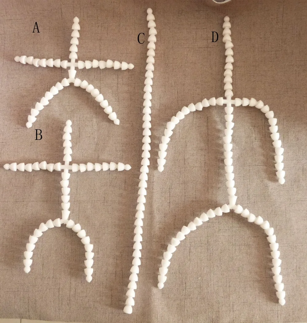 Masckaszem эксклюзивный Горячая Распродажа шарнир скелета для самодельных плюшевых кукол-4 выбор стиля