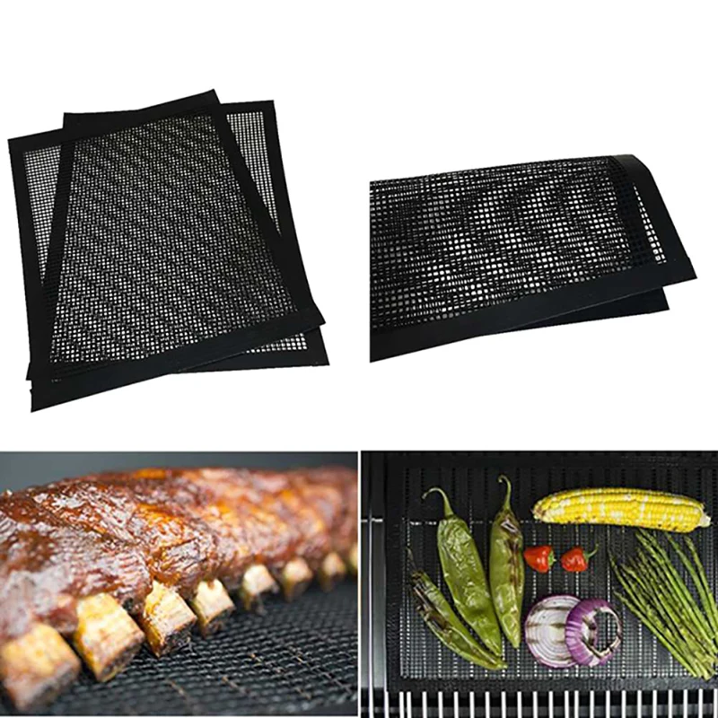 BBQ Grill Mesh Non Stick Heat Resistance Improve Thermal Conductivity