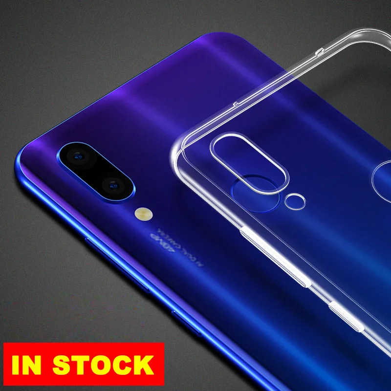 

Xiaomi Redmi Note 7 Case Transparent Crystal Silicone Cover TPU Soft Case For Xiaomi Redmi Note 6 5 Pro Plus Case 5A 4X Cover