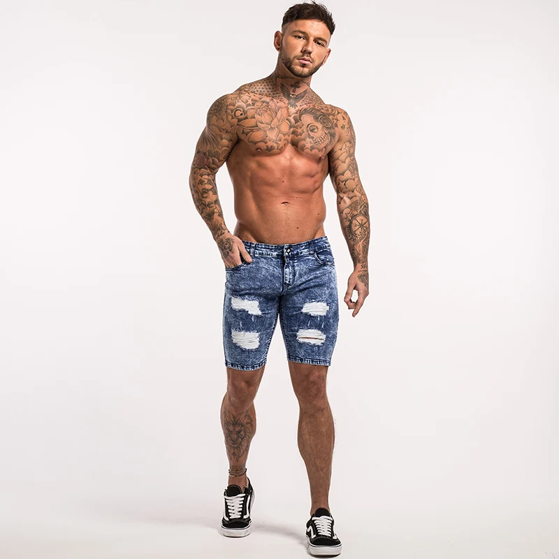 tight jean shorts mens