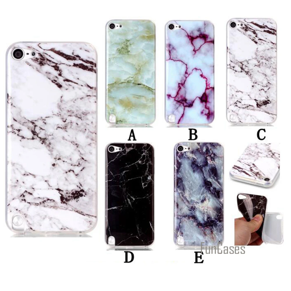 For Apple ipod Touch 6 Case Marble Patten Back Cover Mobile Phone Bags Cases Touch6 TPU 4.0 Inch Protective Shell | Мобильные