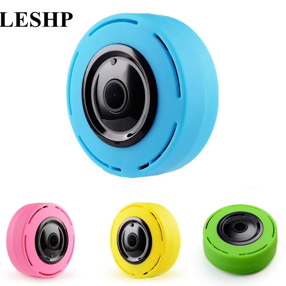 

LESHP IP Camera Mini HD Smart Wireless Monitoring Camera Household WIFI Panoramic Camera Device P2P Network Camera Support Alarm