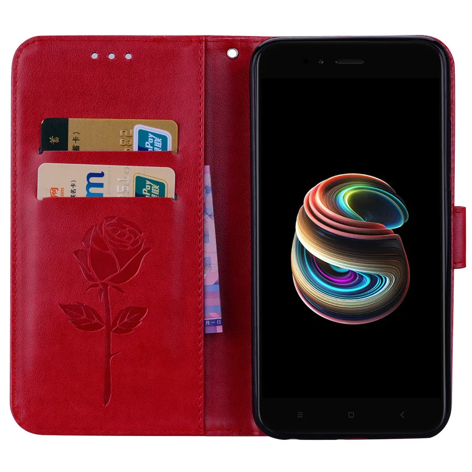 MOUSEMI Pocophone F1 Case Flip Leather Wallet Cover For Redmi 6A 6 Pro S2 For Girls Flower Phone Cases For Xiaomi Mi A1 Case 360 (9)
