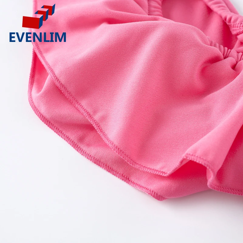 Evenlim Off Shoulder Ruffle женские укороченные топы летние пикантные спинки Slash шеи футболки