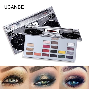 

UCANBE Brand 20 Colors Echo Eyeshadow Palette Makeup Boombox Shimmer Matte Long Lasting Eye Shadow Pigmented Waterproof Cosmetic