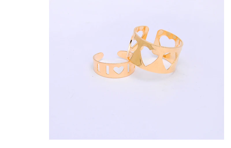 AYAYOO New 6 pcsset Vintage Gold Color Ring Sets Antique Hollow Midi Finger Rings for Women Turkish Party Boho Knuckle Ring (5)