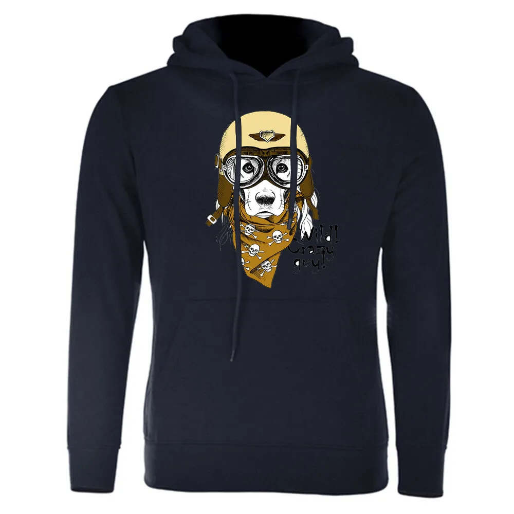 New Dog Printed High Quality Pullover Hoodies Brand Men 3d Hoodies